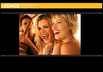 lee page website design